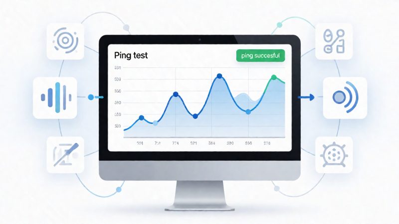 在线ping 示意图